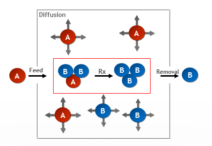 reaction diffusion schematic overview