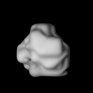 protein construction using surface marching cubes