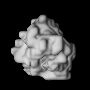 protein construction using surface marching cubes