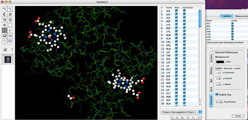 VistaPDB Graphical User Interface